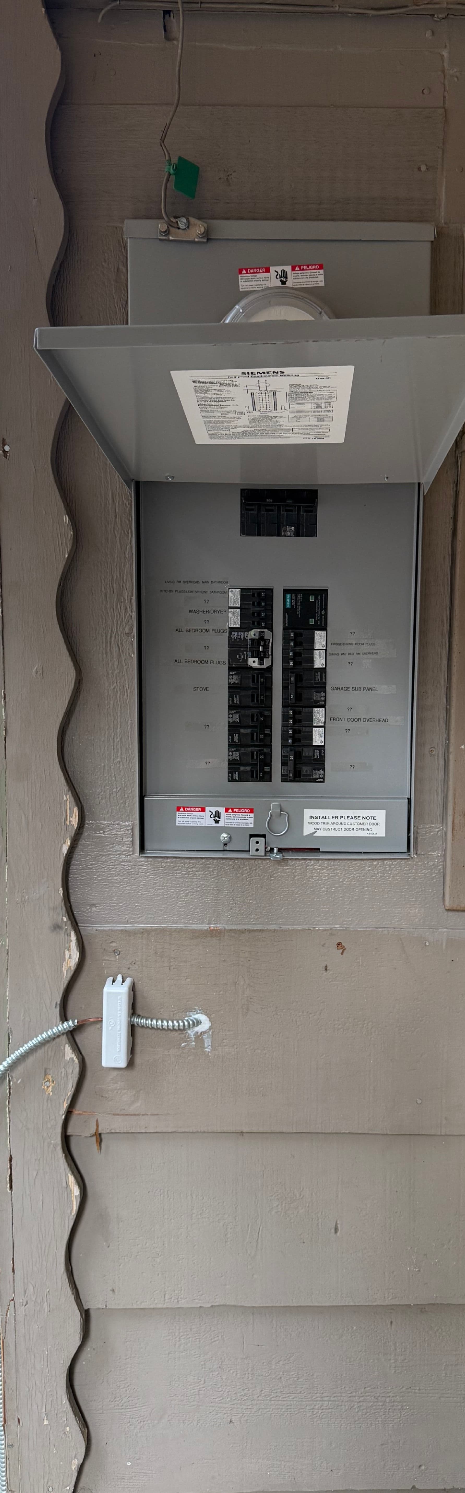 Gallery photos for 200 Amp Panel Upgrade in Running Springs: Image #1