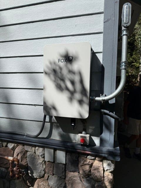 Install and integrate battery back up with existing solar system for alternative power source other than grid power in Lake Arrowhead image