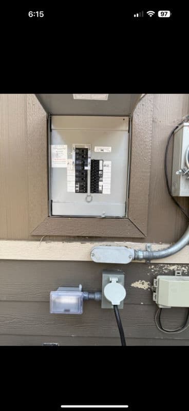 Efficient Outdoor Electrical Panel Installation