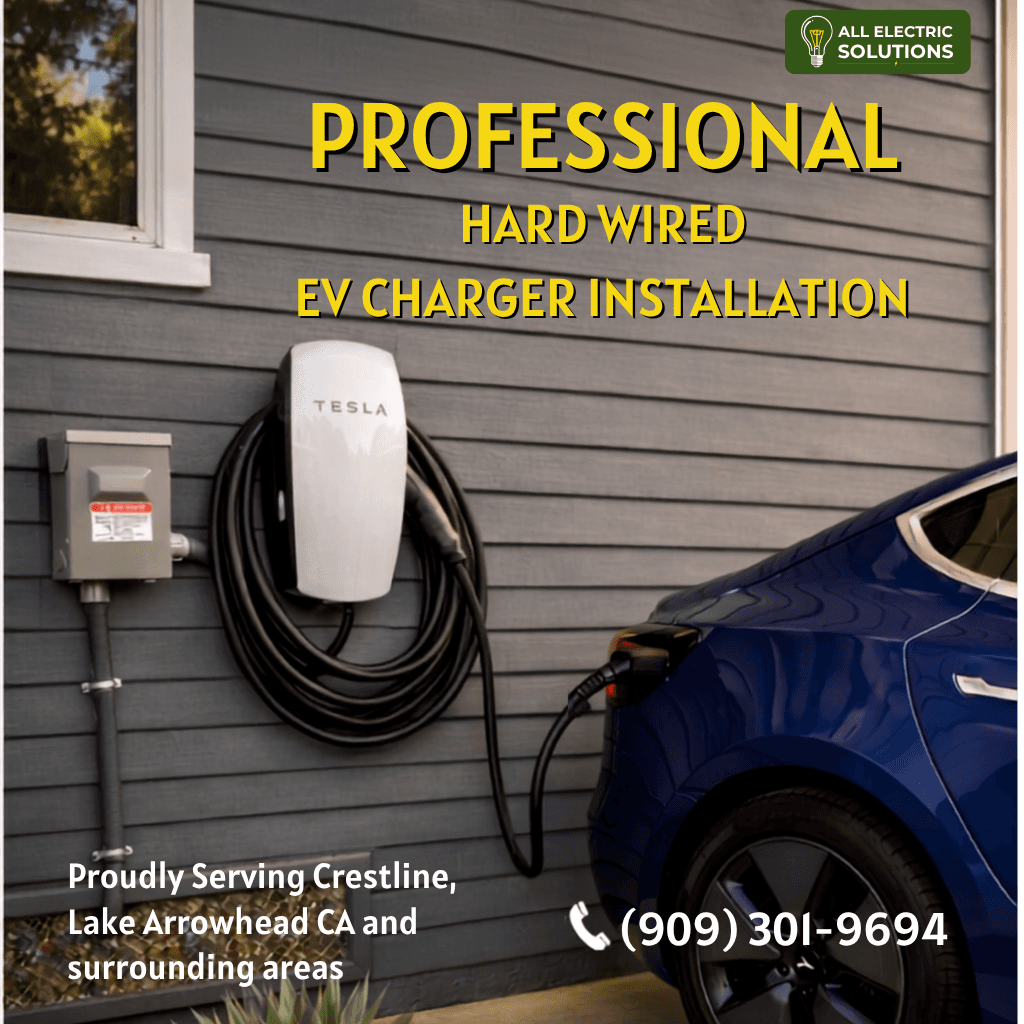 Hard-Wired EV Charger Installs in Crestline and Lake Arrowhead image